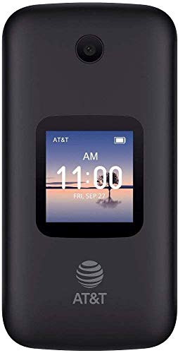 Alcatel SMARTFLIP 4052R | 4G LTE | 4GB Flip-Phone | Bluetooth, WiFi, Big Buttons | (GSM Unlocked) - Volcano Black