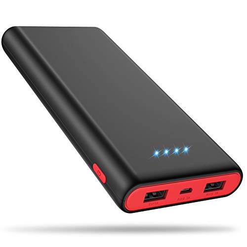Portable Charger Power Bank 25800mAh, Ultra-High Capacity Fast Phone Charging with Newest Intelligent Controlling IC, 2 USB Ports External Cell Phone Battery Pack for iPhone,Samsung Android,Table etc