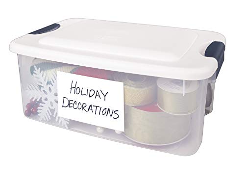 AVERY Removable Print or Write 4' x 6' Labels -- Great for Home Organization Projects, Pack of 40 White Labels (5454)