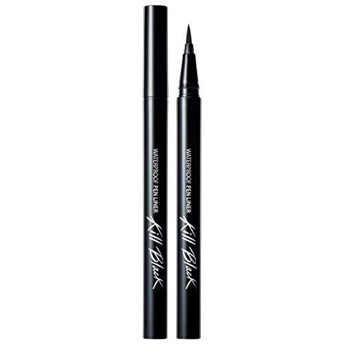 CLIO Waterproof Pen Liquid Eye Liner | Precision Tip, Long Lasting, Smudge-Resistant, High-Intensity Color (01 Black)