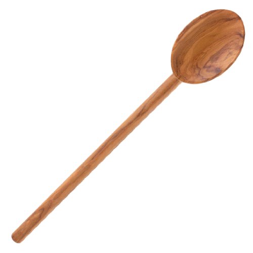 Eddingtons HIC Italian Olive Wood Cooking Spoon, Handcrafted in Europe, 12-Inch