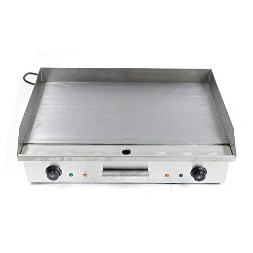 4400W Commercial Electric Countertop Griddle, Stainless Steel Electric Hot Plate Griddle Adjustable Thermostatic Control Electric Griddle Countertop