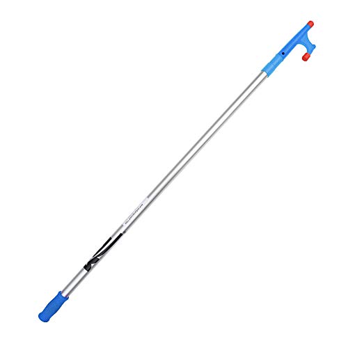 MAXSHADE COVERS Telescoping Boat Hook with Threaded End,4.5-12ft,Black,Blue,Orange Available (Blue, 4.5-12 feet)