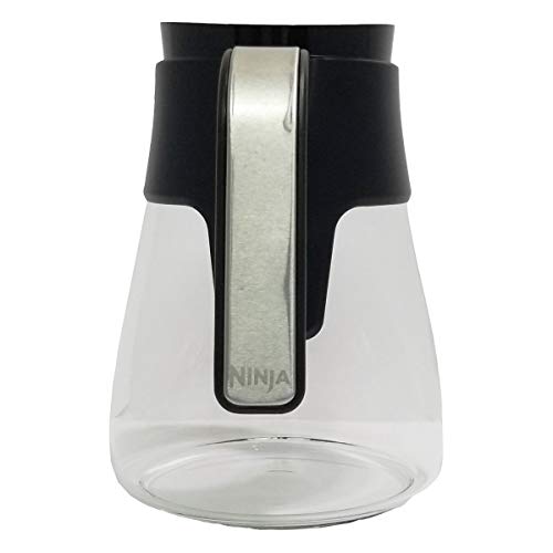 Ninja 10-Cup Glass Carafe Pitcher Replacement for Coffee Bar Brewers Machine | Lid NOT Included | Model XGLSLID300 Compatible with CF090 CF091 CF092