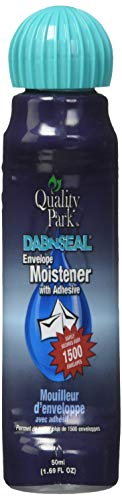 Quality Park Dab-n-Seal Envelope Moistener, 50 ml, 1 Bottle (46065)