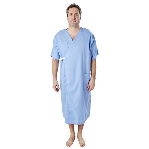 Care+Wear Hospital Patient Gown Full Coverage Reversible