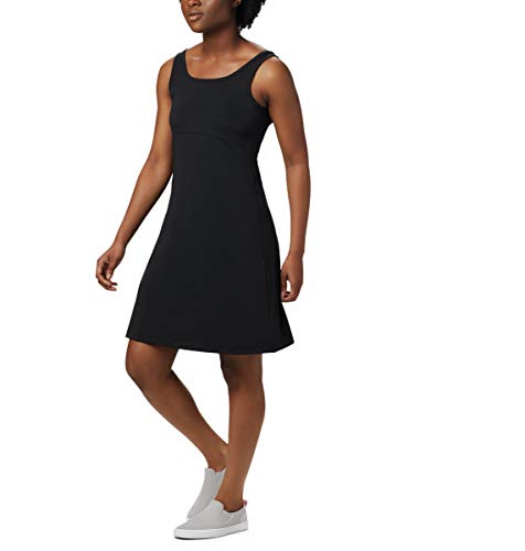 Columbia Women's Freezer III Dress, UV Sun Protection, Moisture Wicking Fabric, BLACK M