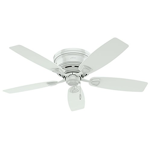 HUNTER 53119 Sea Wind Indoor / Outdoor Ceiling Fan with Pull Chain Control, 48', White