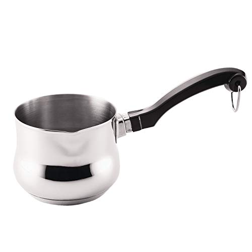 Farberware Classic Series Stainless Steel Butter Warmer/Small Saucepan Dishwasher Safe, 0.625 Quart, Silver