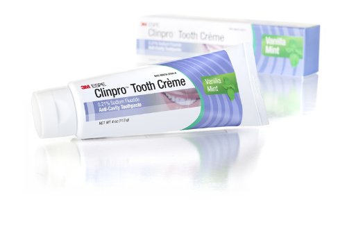 3M Oral Care ESPE 12117 Clinpro Tooth Creme 0.21% NAF Anti Cavity Toothpaste, Vanilla Mint