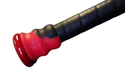 Grip-N-Rip Bat Grip Taper, Black/Red