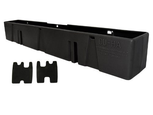 DU-HA Behind-the-Seat Storage Fits 08-16 F-250 thru F-550 Super Duty Crew Cab & Regular Cab, Black, Part #20054