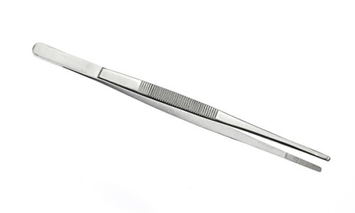 SE 12-Inch Stainless Steel Tweezers - 513TW