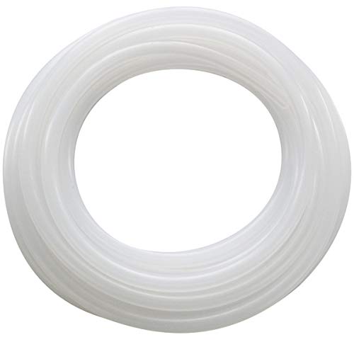 Pure Silicone Tubing-Flexible Hose Pipe Food Grade Hoses, High Temp Tube, 1/4' ID x 3/8' OD(6mmx10mm) - 10 Feet