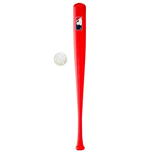 Franklin Sports MLB 30 Inches Authentic Plastic Bat and Ball Set