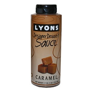 17oz Caramel Lyons Designer Dessert Syrup Sauce