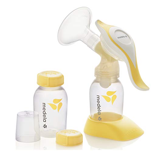 Medela, Harmony Breast Pump, Manual Breast Pump, Portable Pump, 2-Phase Expression Technology, Ergonomic Swivel Handle, Easy to Control Vaccuum, Designed for Occasional Use