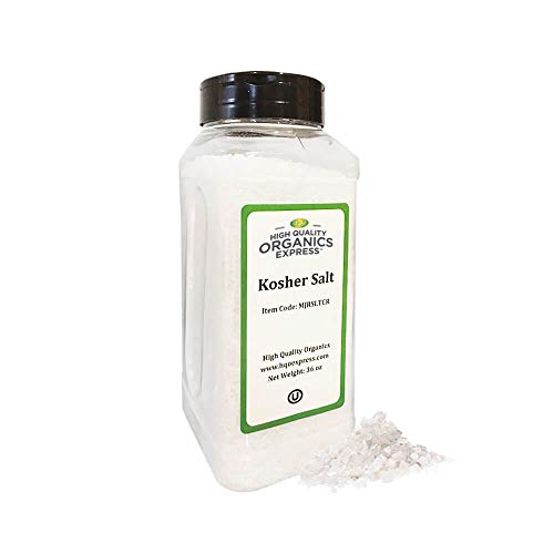 HQOExpress | Organic Kosher Salt | 36 oz. Chef Jar