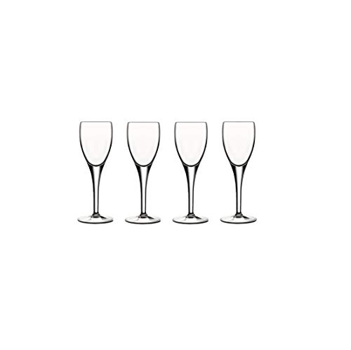 Luigi Bormioli Michelangelo 2.25 oz Liqueur Glasses (Set of 4), Clear