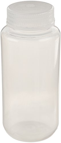 United Scientific 33309 Polypropylene Wide Mouth Reagent Bottles, 500ml Capacity (Pack of 12)