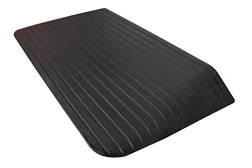 RK Safety RK-RTR05 Rise Solid Rubber Power Wheelchair Scooter Threshold Ramp (1 pcs, 35'' x 18'' x 3'')