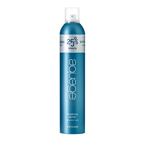 AQUAGE Finishing Spray 12.5 Oz HVOC - BONUS, Fast-Drying, Fine-Mist Hairspray that Layers to a Firm Hold, Delivers Humidity Resistance and Lasting Style