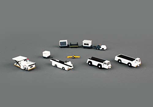 Gemini200 G2APS451 Airport Support Vehicles 5 Piece Set 1:200 Scale For Airport Diorama