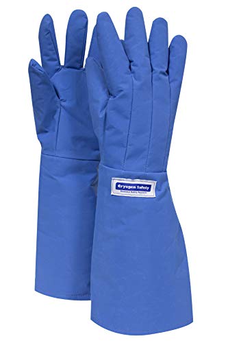 National Safety Apparel G99CRBERXLEL Elbow Cryogenic Safety Water Resistant Glove, 17, X-Large, Medium Blue