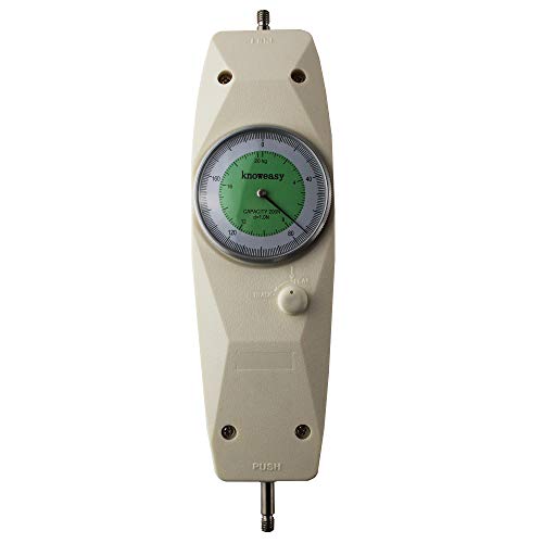 Force Gauge,Knoweasy NK-200 Mechanical Analog Push Pull Gauge Thrust Pressure Meter