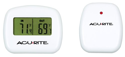 AcuRite 00782A2 Wireless Indoor/Outdoor Thermometer, Temperature,White