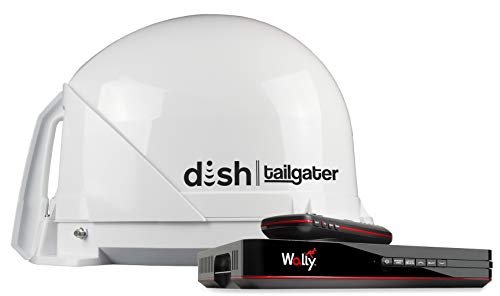 KING DT4450 DISH Tailgater Bundle - Portable/Roof Mountable Satellite TV Antenna and DISH Wally HD Receiver