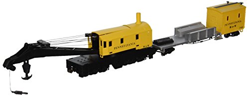 Bachmann Trains - 250-Ton Steam Crane & Boom Tender - PENNSYLVANIA -HO Scale