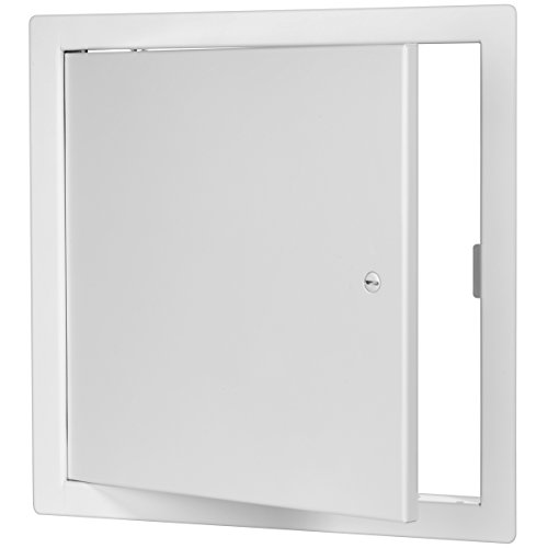 Premier 2002 Series Steel Access Door, 12 x 12 Flush Universal Mount, White (Screwdriver Latch)
