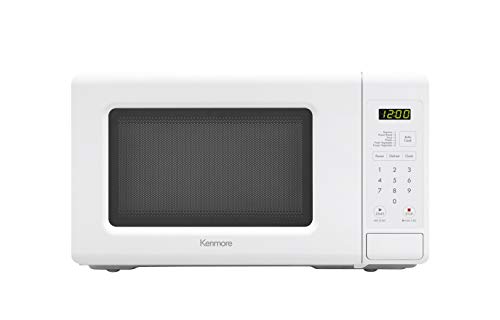 Kenmore Small 70712 Countertop Microwave, 0.7 cu. ft, White