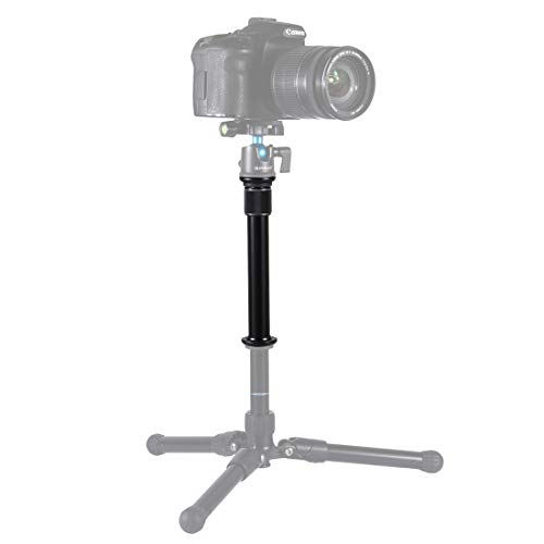 PULUZ Metal Handheld Adjustable 3/8' Size Tripod Mount Monopod Extension Rod for DSLR & SLR Cameras