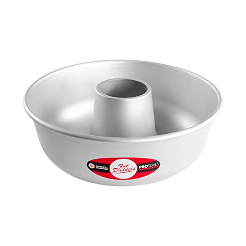 Fat Daddio's Cake Anodized Aluminum Ring Mold Pan, 10 x 3.5 Inch, Silver, 10 x 3 1/2 Inch