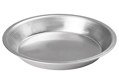 Winco APPL-8, 8'' Aluminum Round Pie Pan, Metal Baking Whooppie Plate, NSF