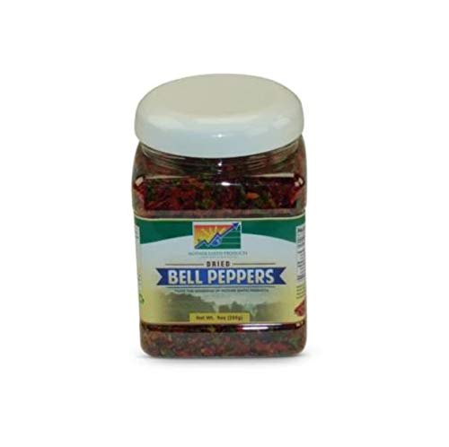 Mother Earth Products Dehydrated Mixed Bell Peppers Jar, 9 Ounce (Pack of 1)