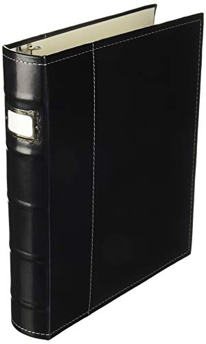 Bellagio-Italia Classic 3 Ring 2.5 Inch Presentation Binder - Faux Leather - Stores up to 250 Sheets