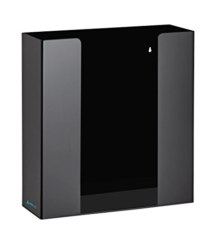 AdirMed Black Acrylic Glove Box Dispenser (2 Box Capacity)