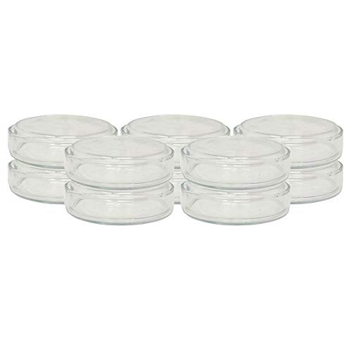 60mm Glass Petri Dish with Cover, Karter Scientific (Pack of 10)