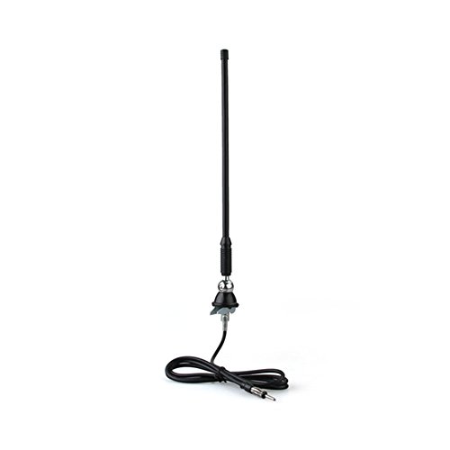 Waterproof Car Radio Antenna Rubber Flexible Mast Radio FM/AM Antenna -Black