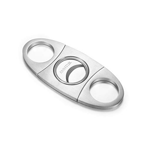 Cigar Cutter Stainless Steel Guillotine Smooth Double Cut Blade