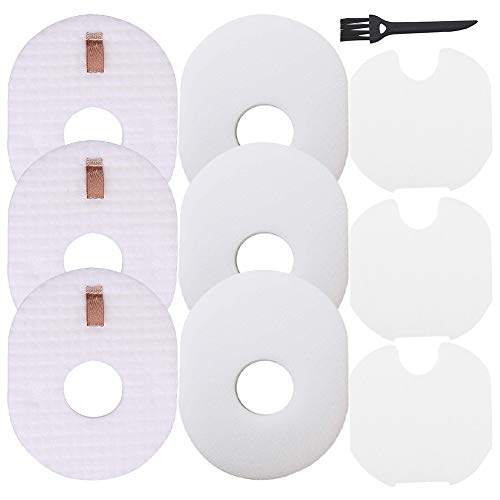 3 Allergen + 3 Foam & Felt Filters Kit Replacement for Shark Rocket Ultra-Light Vacuum HV292, HV300, HV300W, HV301, HV302, HV303, HV305, HV308, HV310, UV450 Part XFFV300