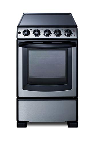 Summit REX2071SSRT 20 Inch Electric Freestanding Range in Stainless Steel