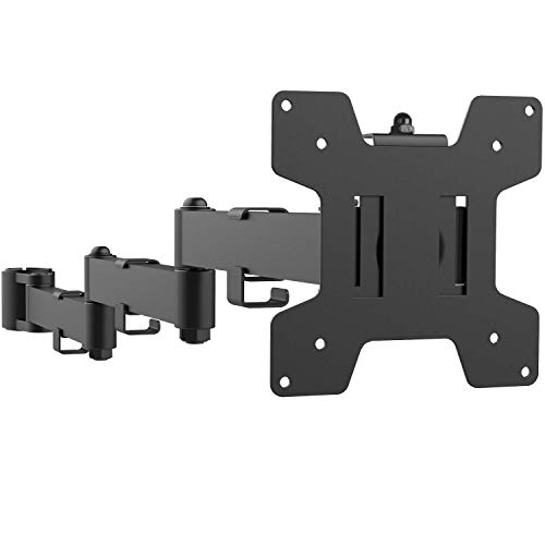WALI Universal Single Fully Adjustable 3 Tier Arm for WALI Monitor Mounting System (001ARMXL), Black