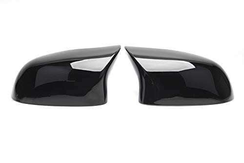 F25 Mirror Cover, ABS Gloss Black Mirror Cover for BMW X3 Series F25 LCI F26 F15 F16