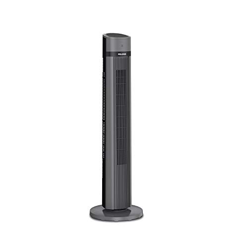 PELONIS PFT40A4AGB Electric Oscillating Stand Up Tower Fan, 40-inch, Black 2020 New Model, 3 Speed, up to 15h Timer,LED Display, Remote Control included