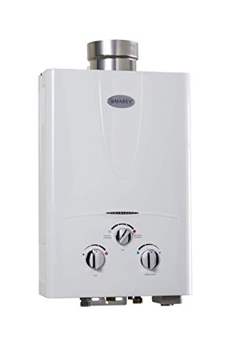 Marey GA10LP Power 10L 3.1 GPM Propane Gas Tankless Water Heater, Liquid, White