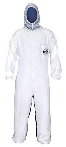 SAS Safety 6938 Moon suit Nylon Cotton Coverall, Large